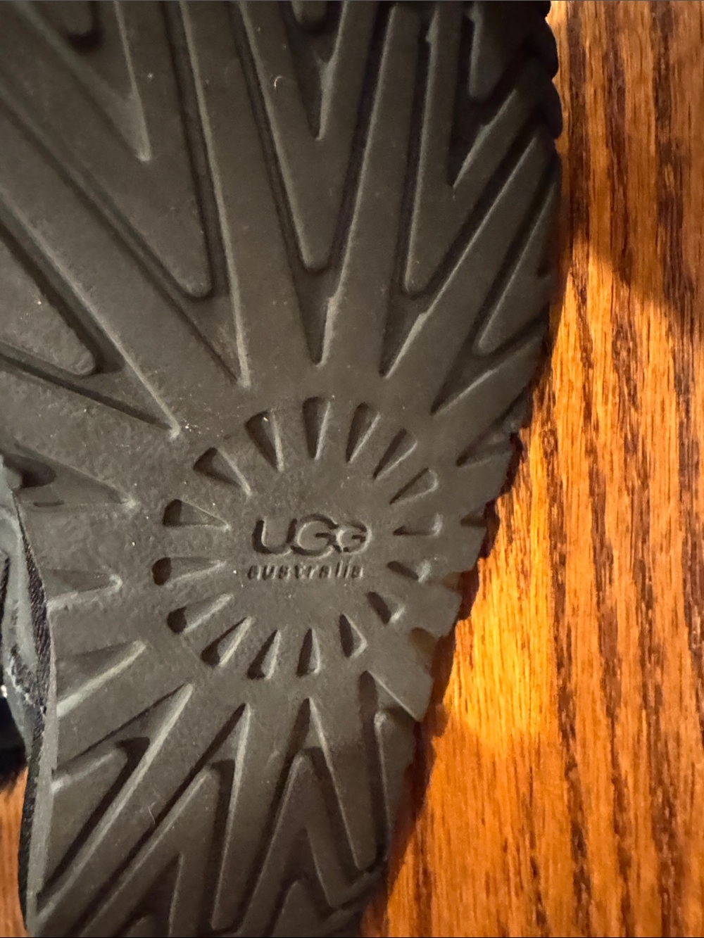 UGG Fairmont Black Shearling Buckle Short Boots size 6 - Picture 9 of 11